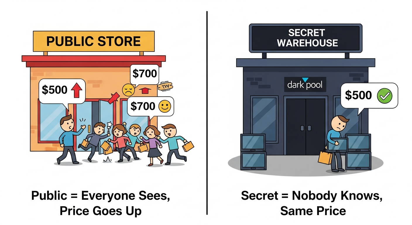 Simple Dark Pool Explanation